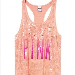 Pink VS | racerback peach color